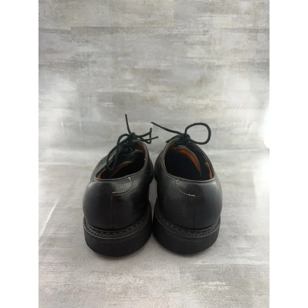 Allen Edmonds Wilbert Black Leather Split Toe Derby Shoes 91839 Men Sz 8D